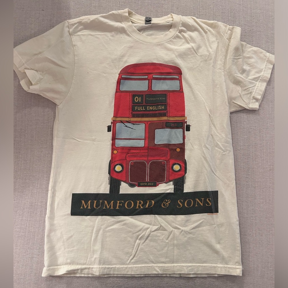 Mumford and Sons 2013 tour tee, size S